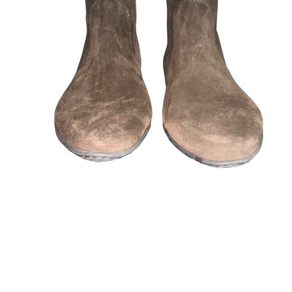 Born Women’s Suede Calf High Boots Brown Flat Comfort Size 7.5 (W8175) - Picture 10 of 10